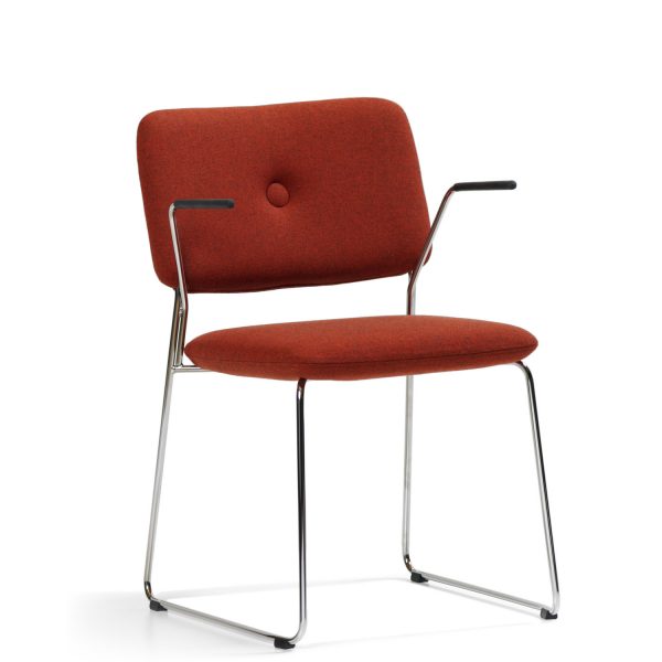 Dundra Chair S70A, bla station, stacking chairs