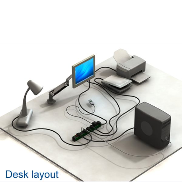 eco2 power management modules, desktop power modules, apres furniture