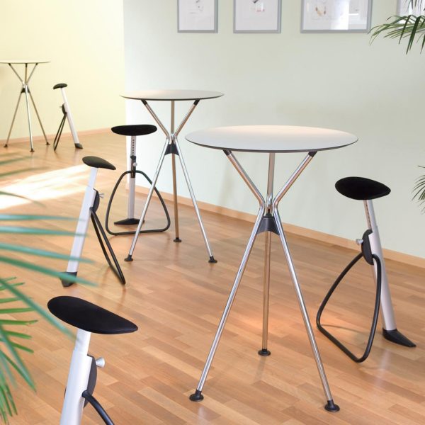 Meet Standing Tables, Breakout Table, Over Easy Tables, Sedus