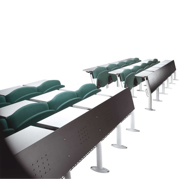 Omnia Lecture Hall Seating with perforated steel panel