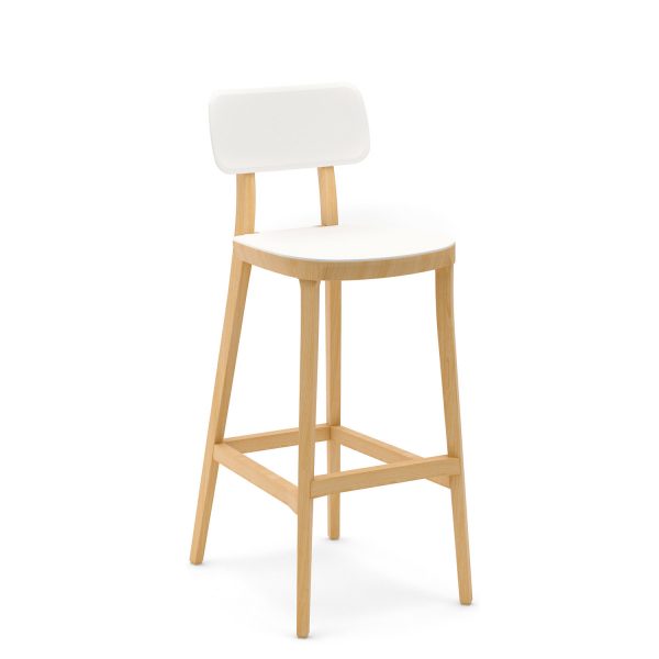 Retro Bar Stool GRT1, Solid Wooden Bar Stools, Connection