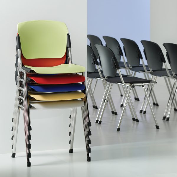 Series 8000 Chair Stackable with Tablet