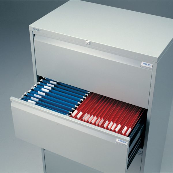 bisley side filers,filing cabinets,contract storage,bisley