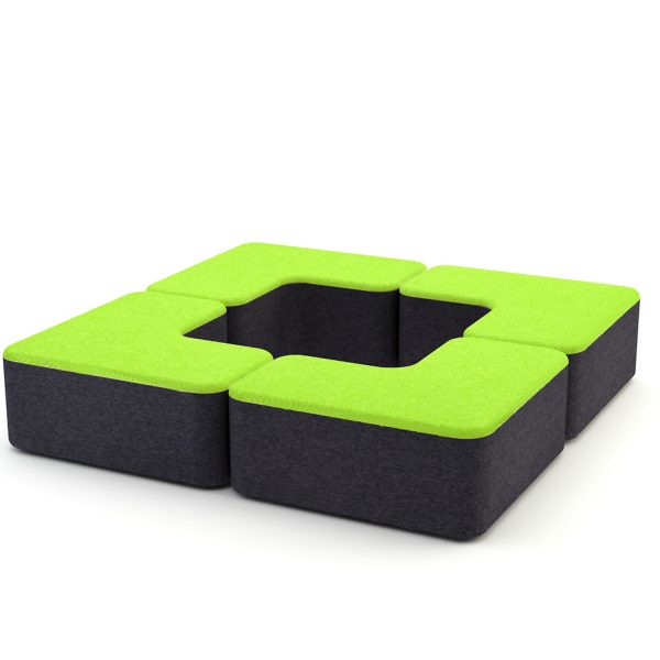 Signs Modular Bench, Sectional Soft Seating, Loook Furniture